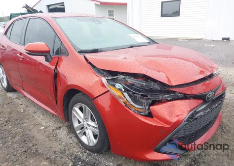 2019 Toyota Corolla Se from USA, damaged, VIN JTNK4RBE8K3046120